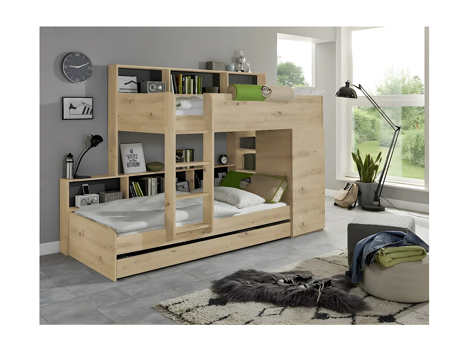 Letto  Sinna (90x200)/Artisan/Marrone