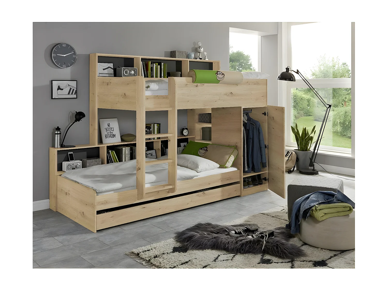 Letto  Sinna (90x200)/Artisan/Marrone