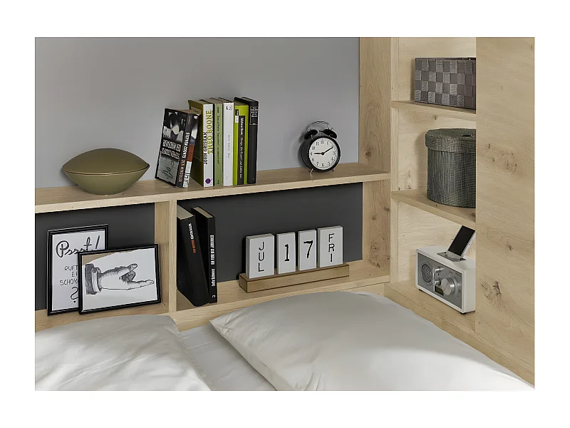 Bett  Sinna (90x200)/Artisan/Braun