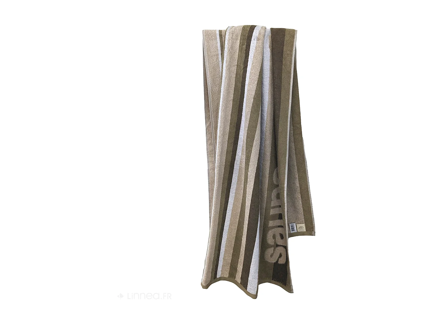 Drap de bain 85x200 cm collection SAUNA EFFICIENCE minuscule marron