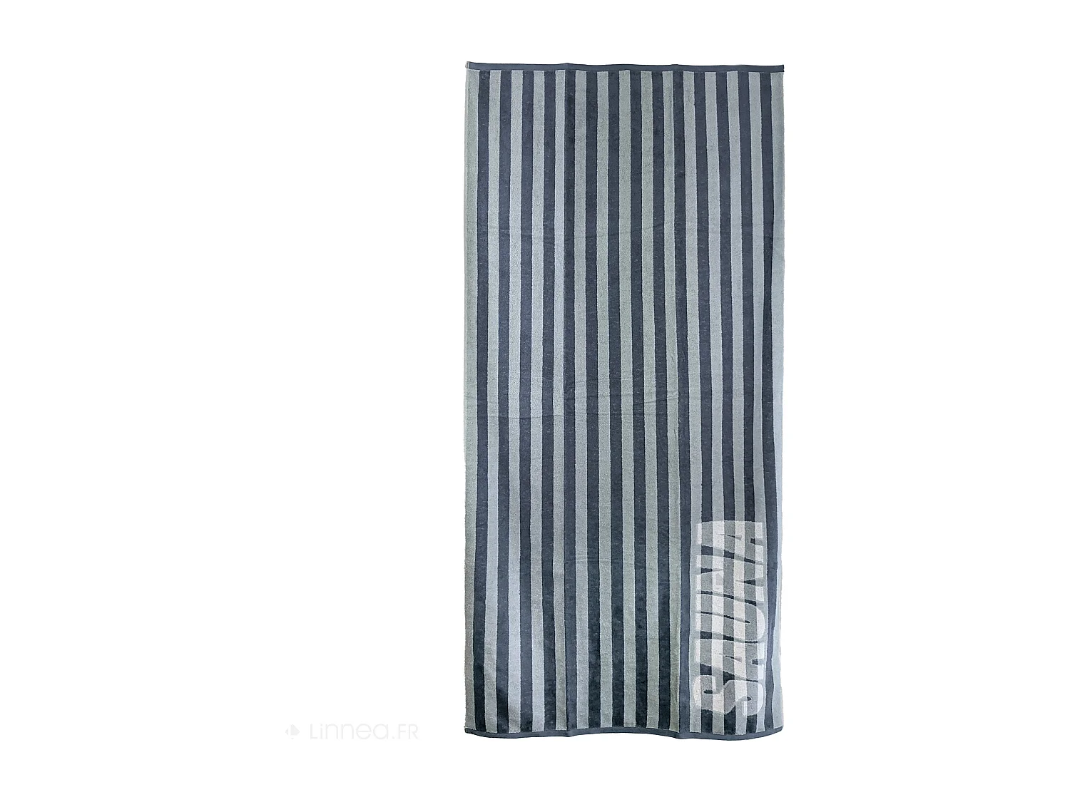 Drap de bain 85x200 cm collection SAUNA EFFICIENCE majuscule bleu