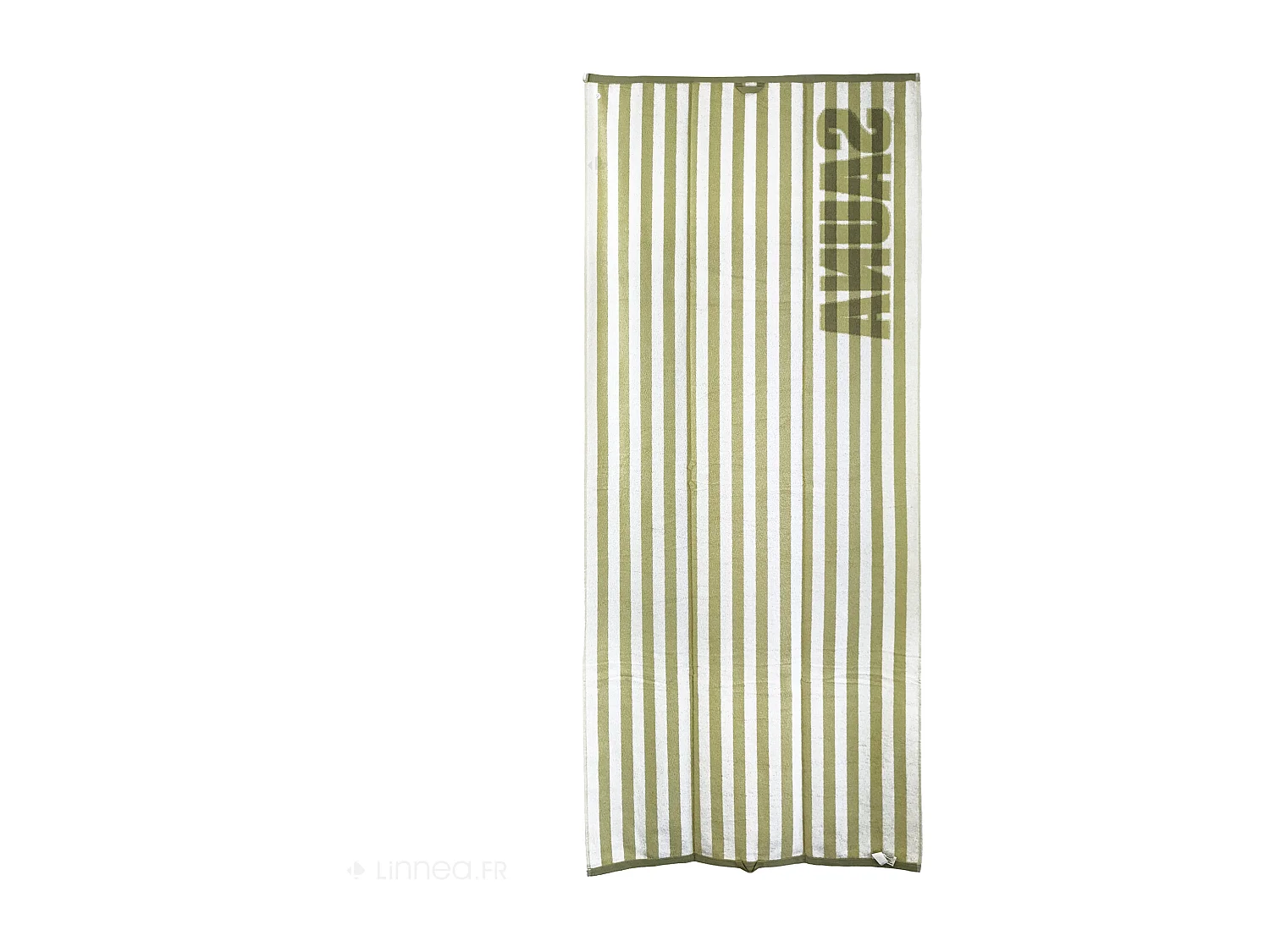 Drap de bain 85x200 cm collection SAUNA EFFICIENCE majuscule vert