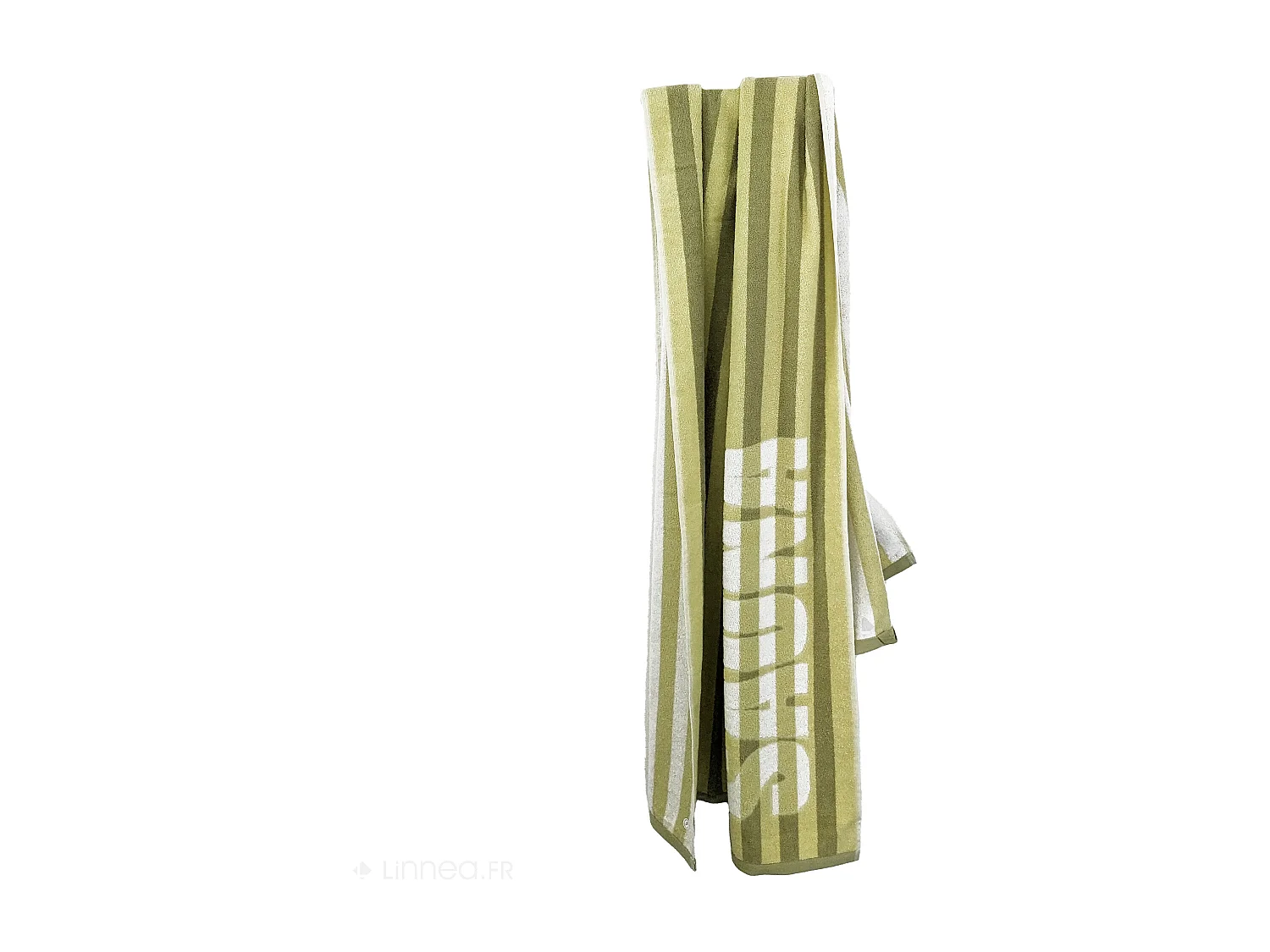 Drap de bain 85x200 cm collection SAUNA EFFICIENCE majuscule vert