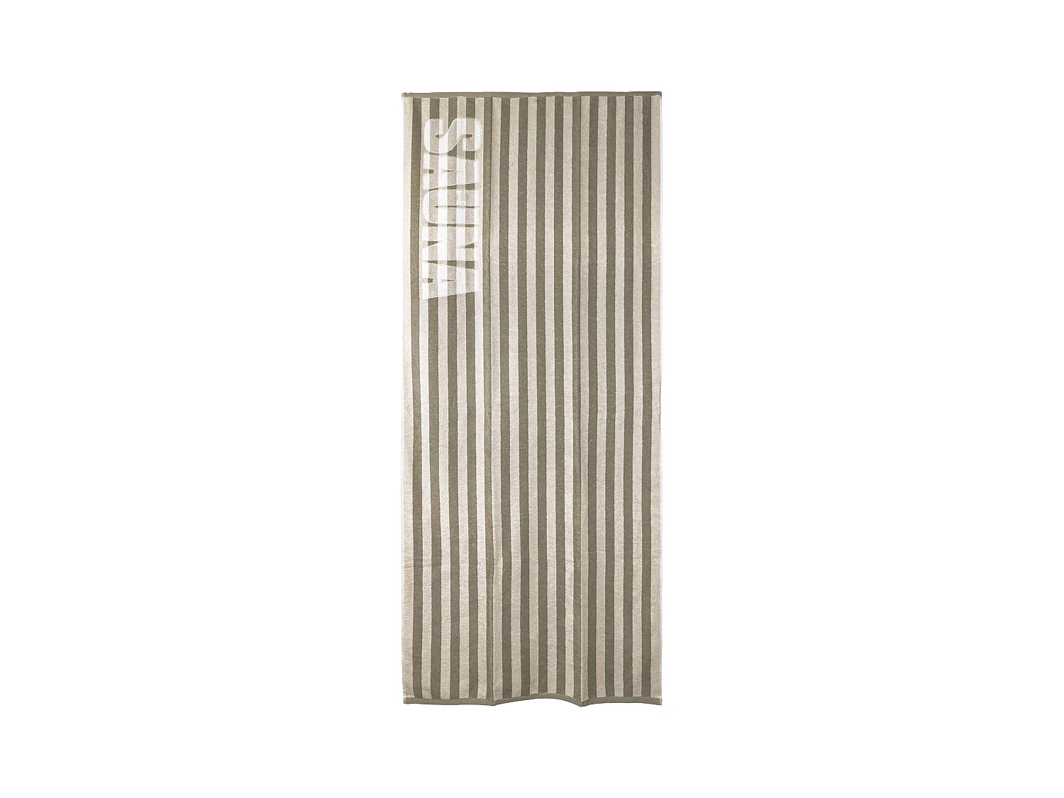 Drap de bain 85x200 cm collection SAUNA EFFICIENCE majuscule marron