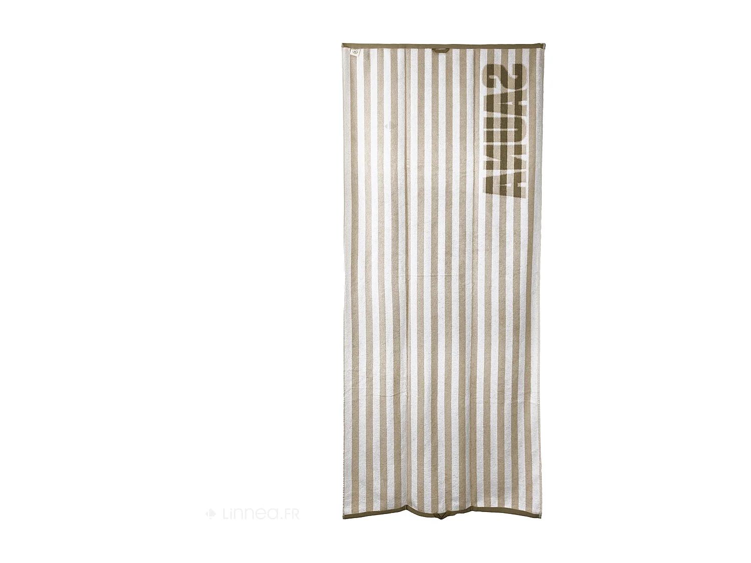 Drap de bain 85x200 cm collection SAUNA EFFICIENCE majuscule marron