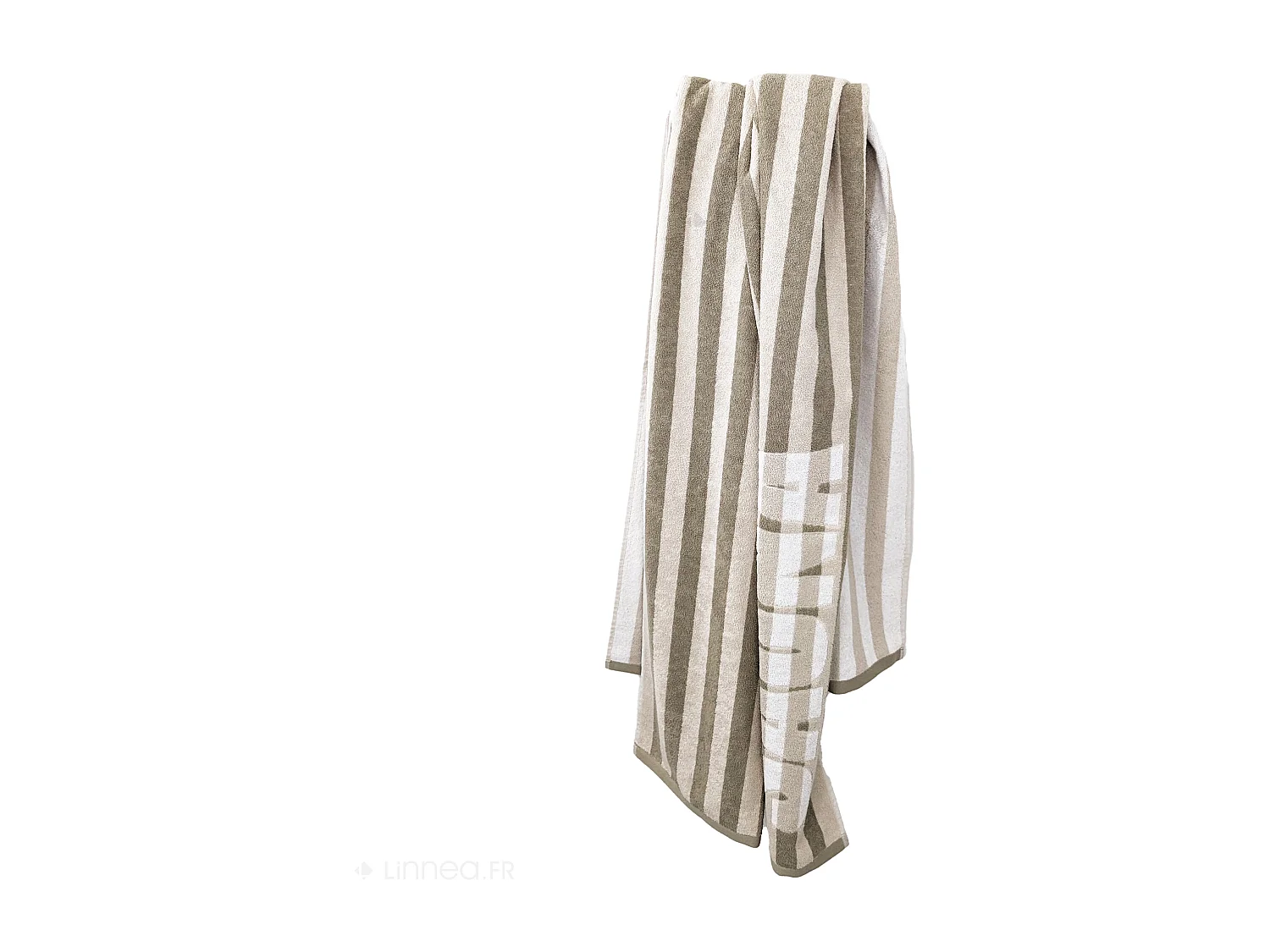 Drap de bain 85x200 cm collection SAUNA EFFICIENCE majuscule marron