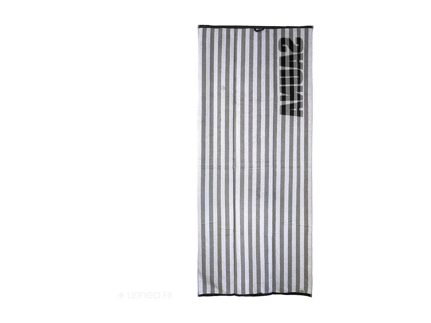 Drap de bain 85x200 cm collection SAUNA EFFICIENCE majuscule gris