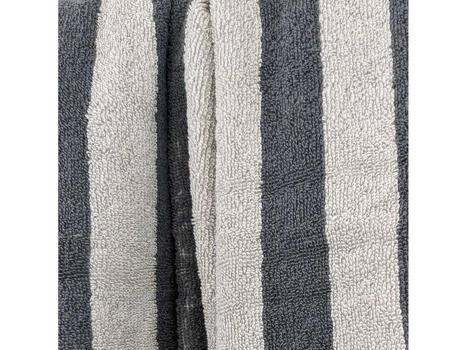 Drap de bain 85x200 cm collection SAUNA EFFICIENCE majuscule gris