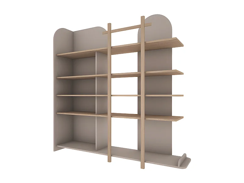 Bibliothèque Bloom - Cachemire et Bois