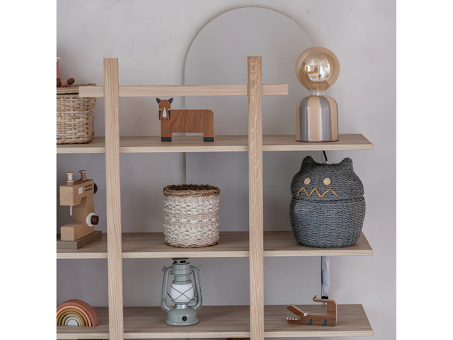 Bibliothèque Bloom - Cachemire et Bois