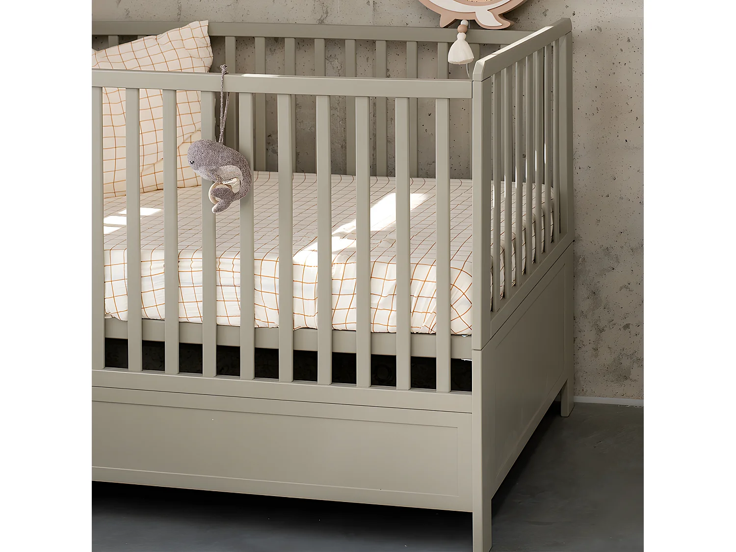 Lit évolutif 70x140 Gabriel - Vert Eucalyptus