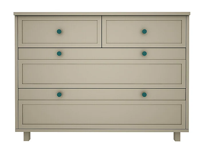 Commode 4 tiroirs Gabriel - Vert Eucalyptus