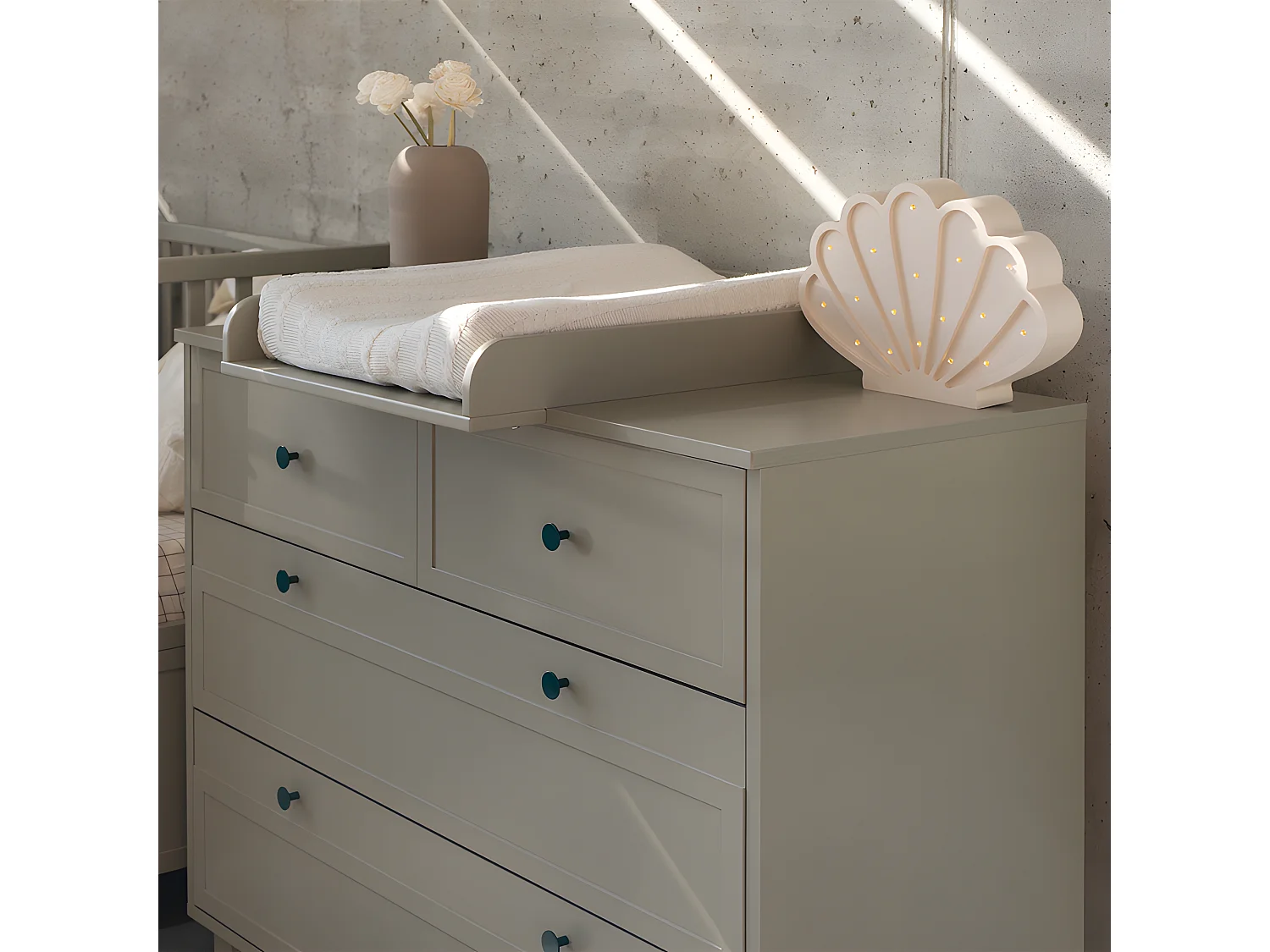 Plan à langer Gabriel - Vert Eucalyptus