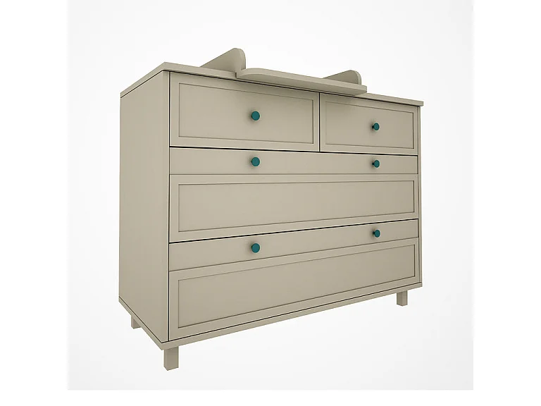 Wood Luck Gabriel Verandertafel - Eucalyptus Groen