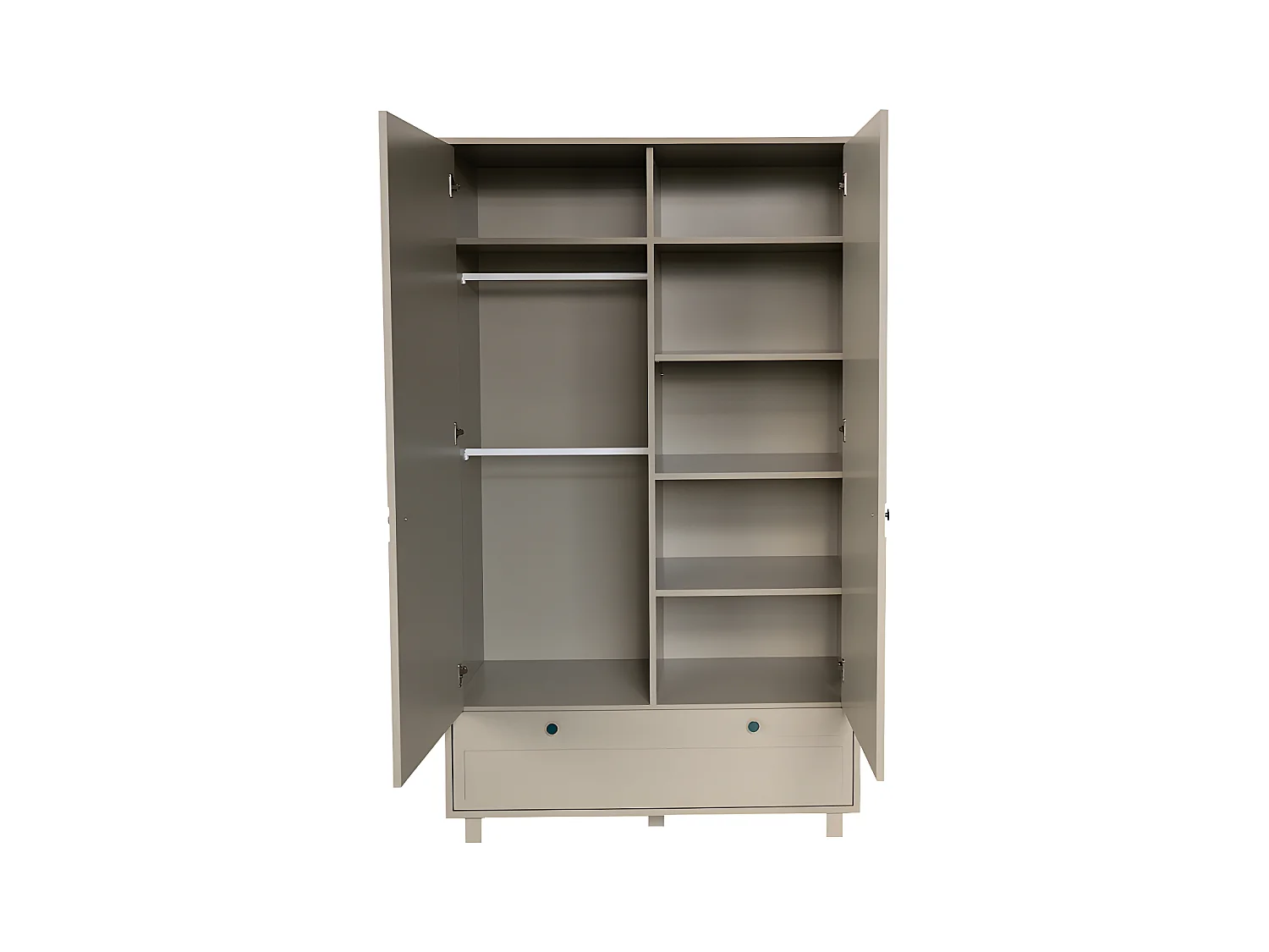 Lit évolutif 70x140 et armoire 2 portes Gabriel - Vert Eucalyptus