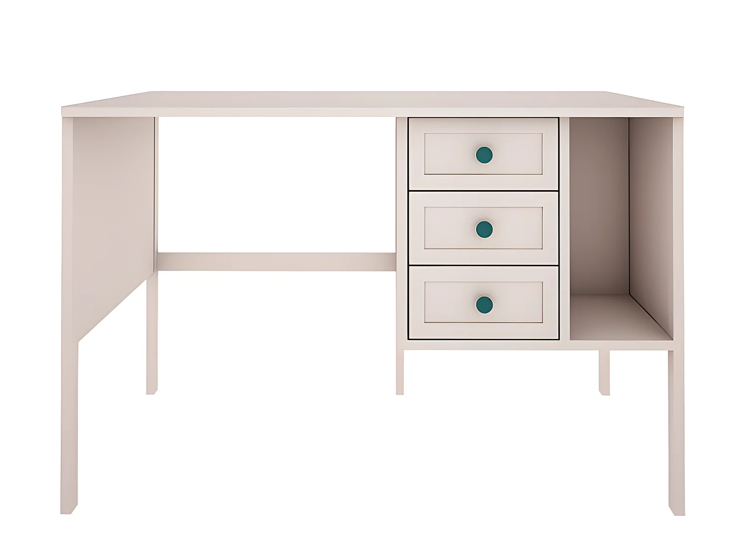 Bureau 3 tiroirs Gabriel - Cachemire