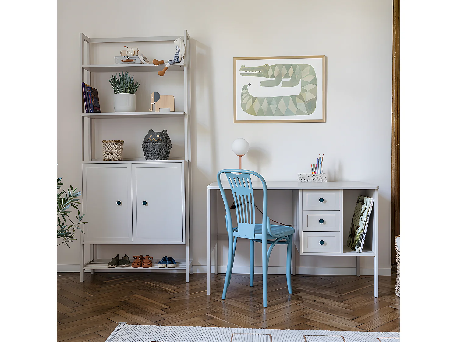 Bureau 3 tiroirs Gabriel - Cachemire