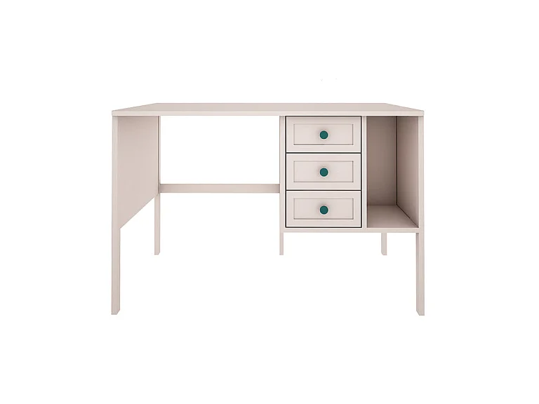 Skrivebord 3 skuffer Wood Luck Gabriel Cachemire