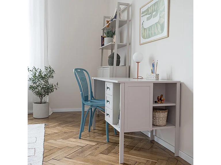 Skrivebord 3 skuffer Wood Luck Gabriel Cachemire