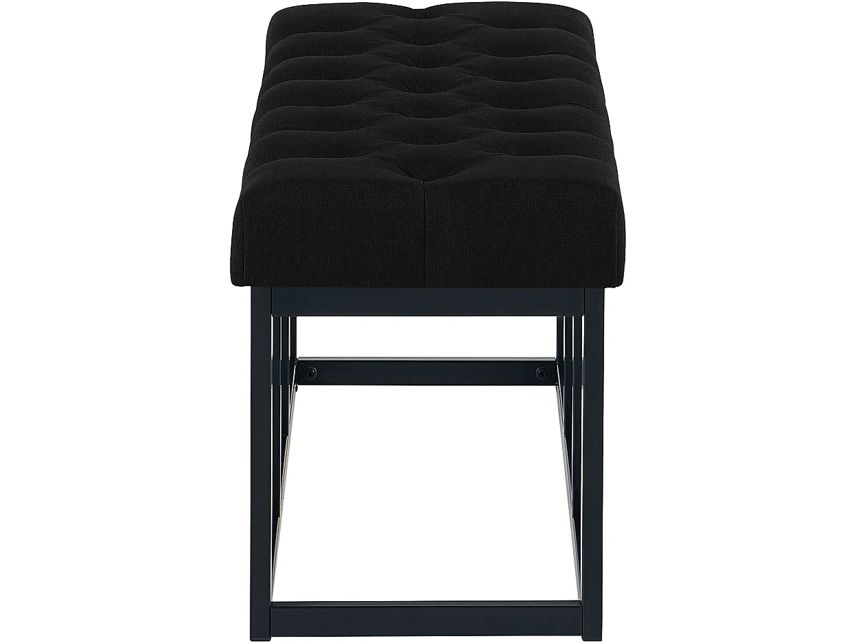 Banquette - Tissu - Noir - Amun