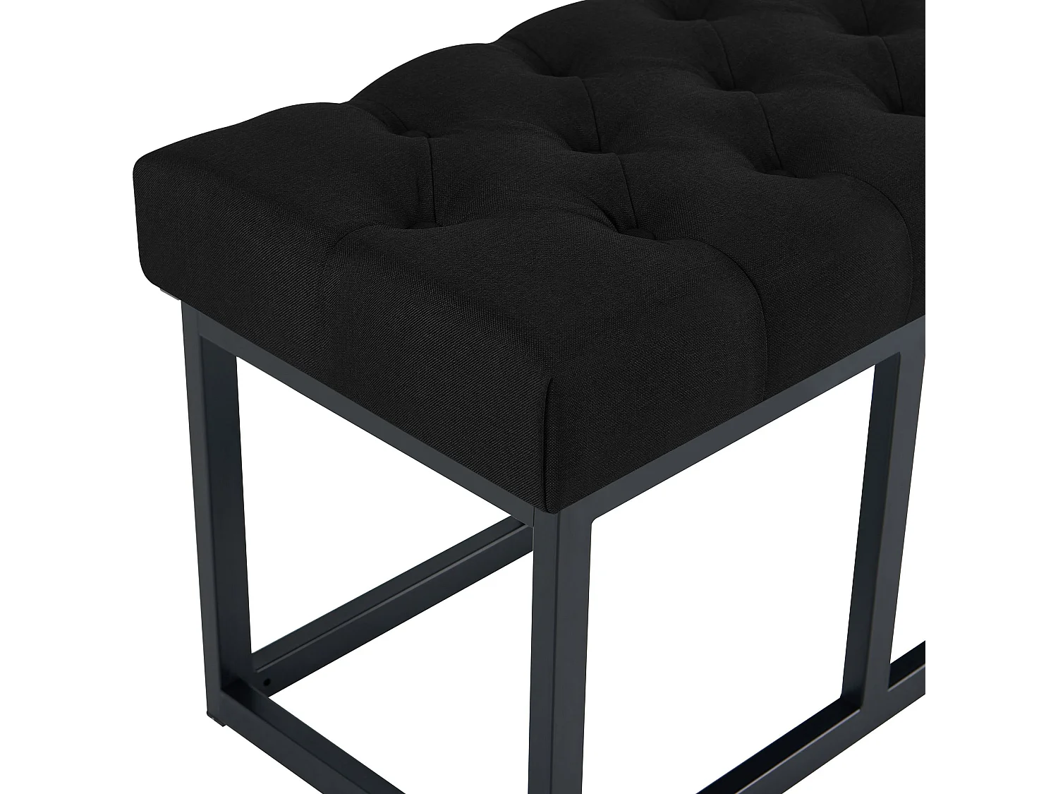 Banquette - Tissu - Noir - Amun