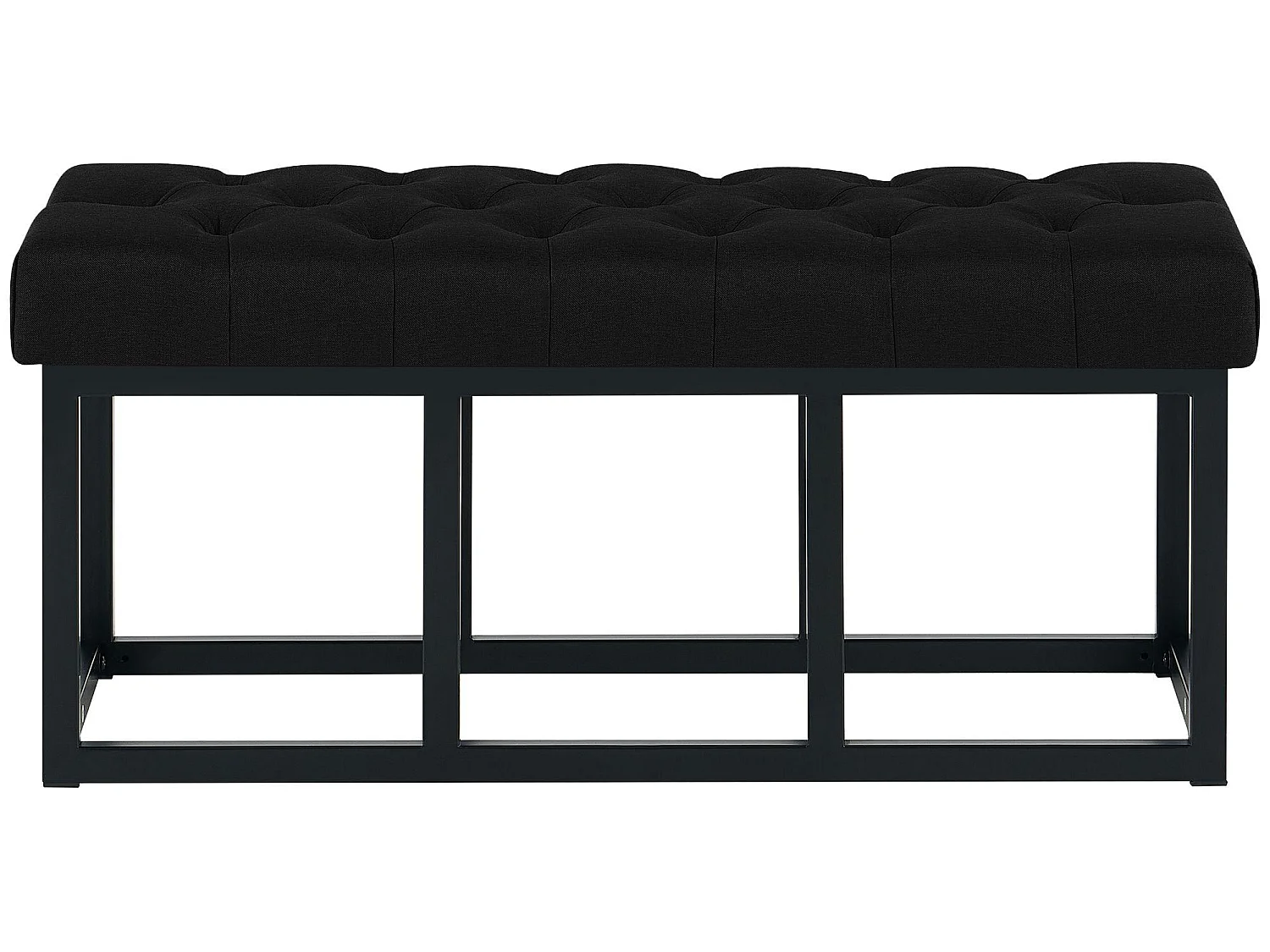 Banquette - Tissu - Noir - Amun