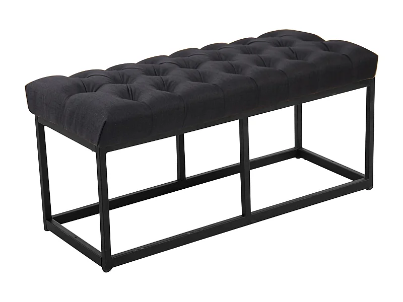 Banquette - Tissu - Noir - Amun