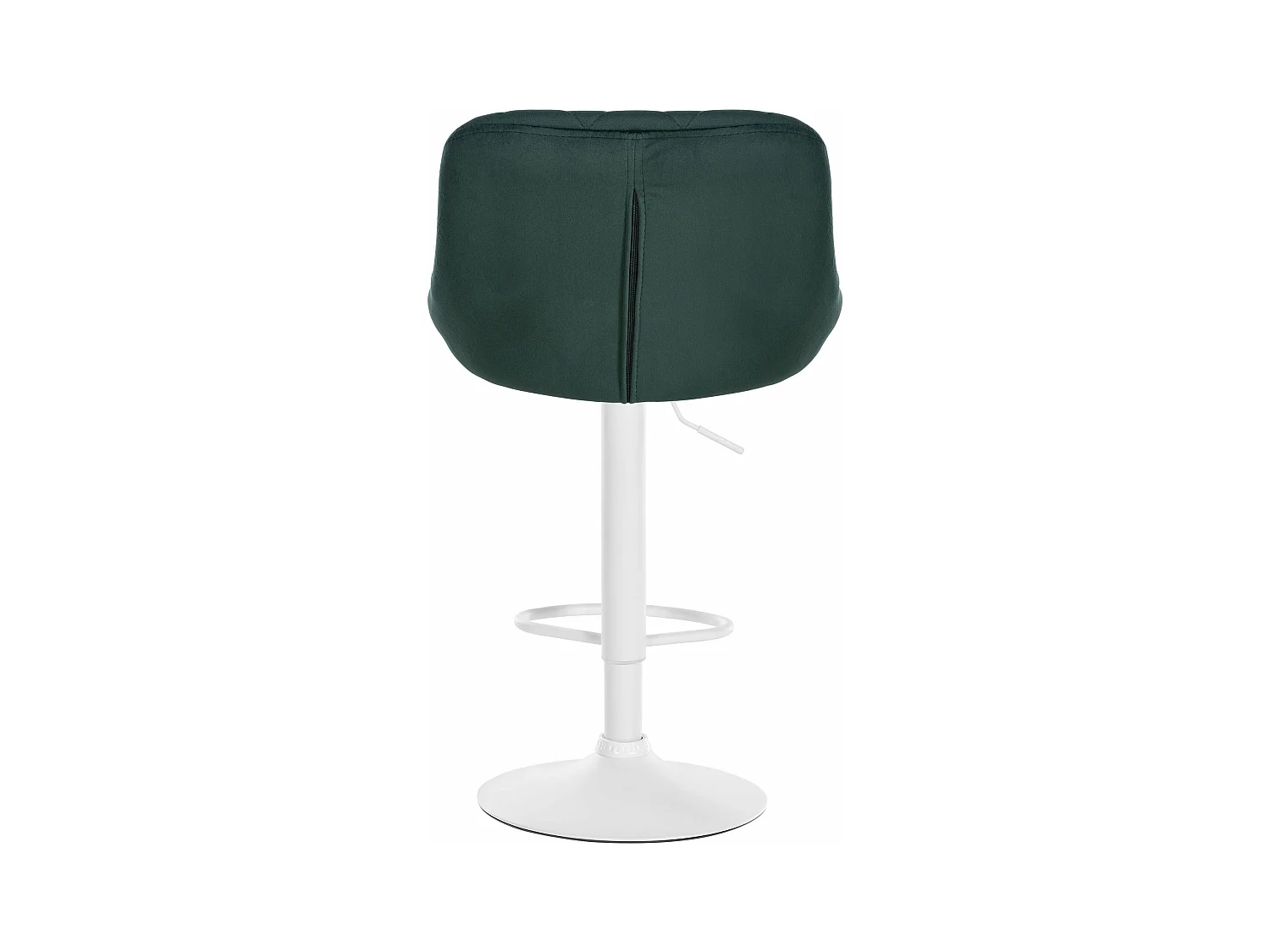 Lot de 2  Tabouret de bar - Velours & Métal - Vert foncé - Lazio