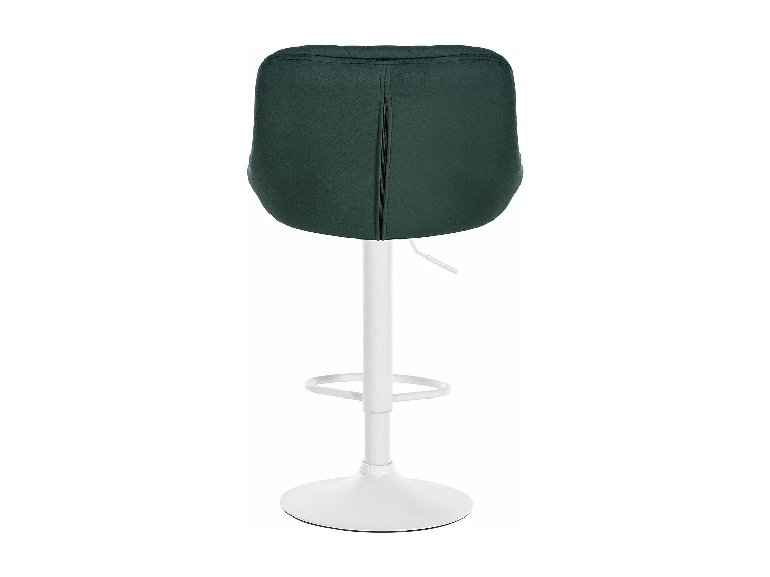 Lot de 2  Tabouret de bar - Velours & Métal - Vert foncé - Lazio
