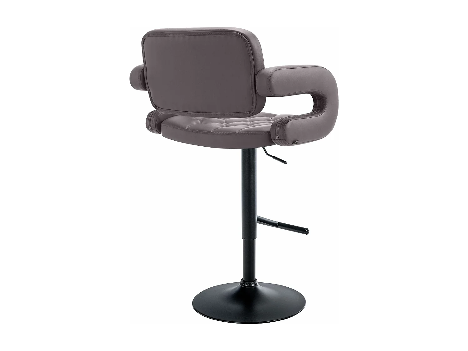 Tabouret de bar - Similicuir & Métal - Marron - Dublin