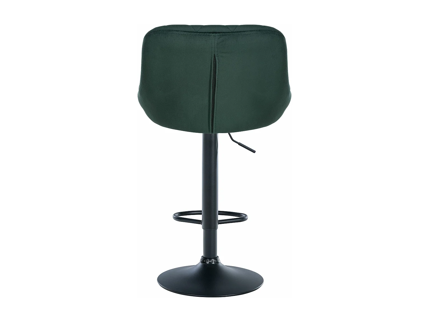 Lot de 2  Tabouret de bar - Velours & Métal - Vert foncé - Lazio