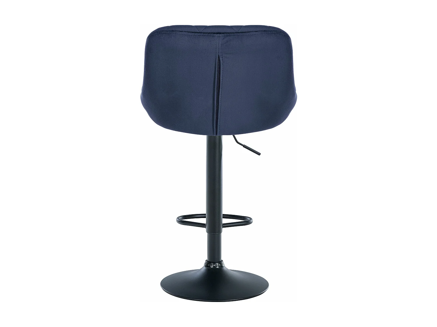 Lot de 2  Tabouret de bar - Velours & Métal - Bleu - Lazio