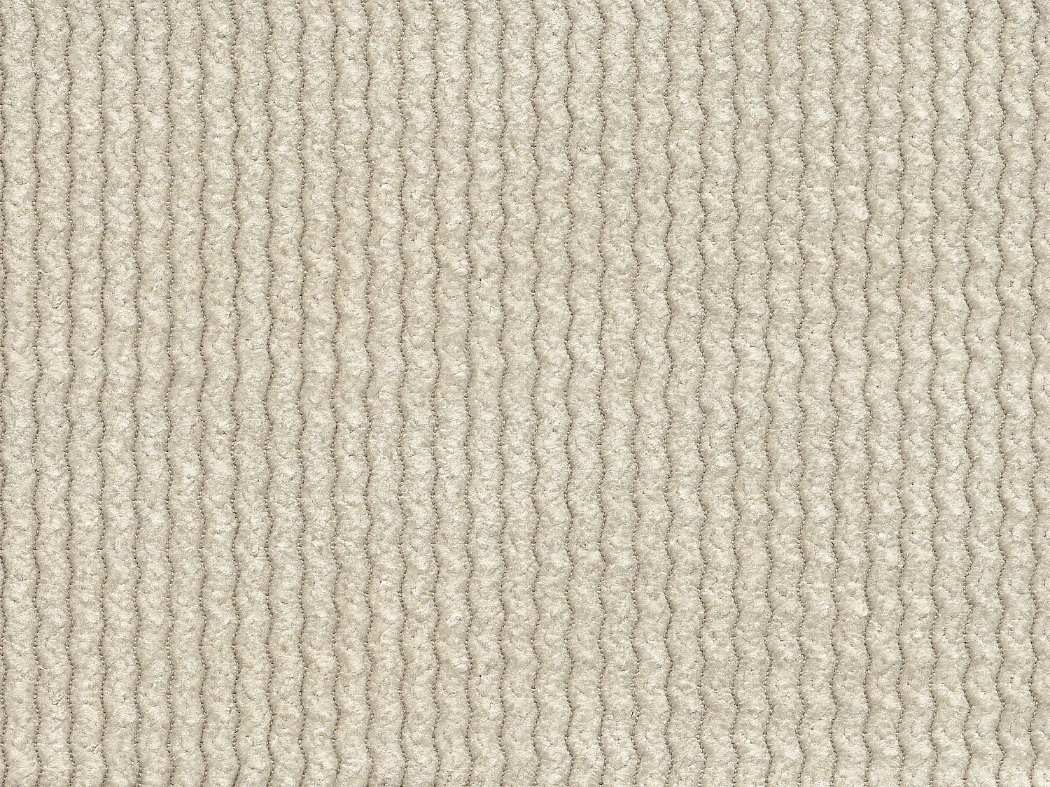 Sofá rinconera derecha con respaldo chaise longue en tela texturizada beige POGNI de Maison Céphy