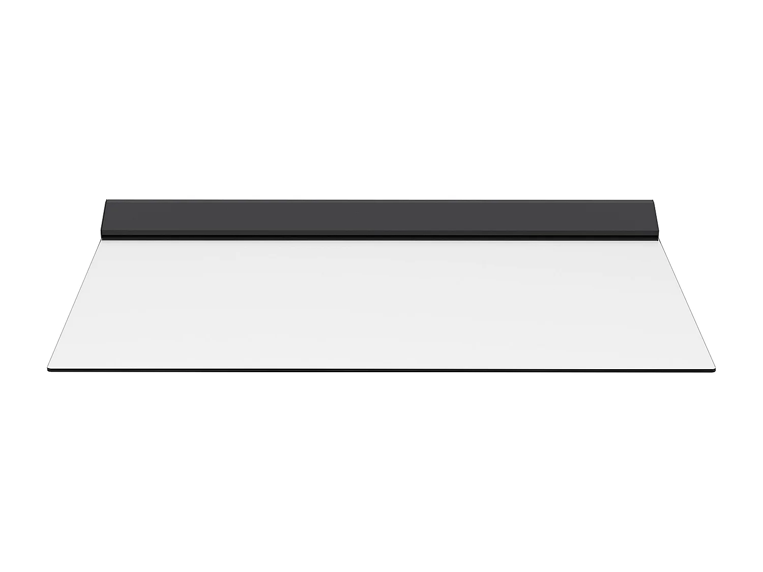 Dörrmarkis i aluminium L120 x B90 cm platt med LED-belysning - LUXAMA