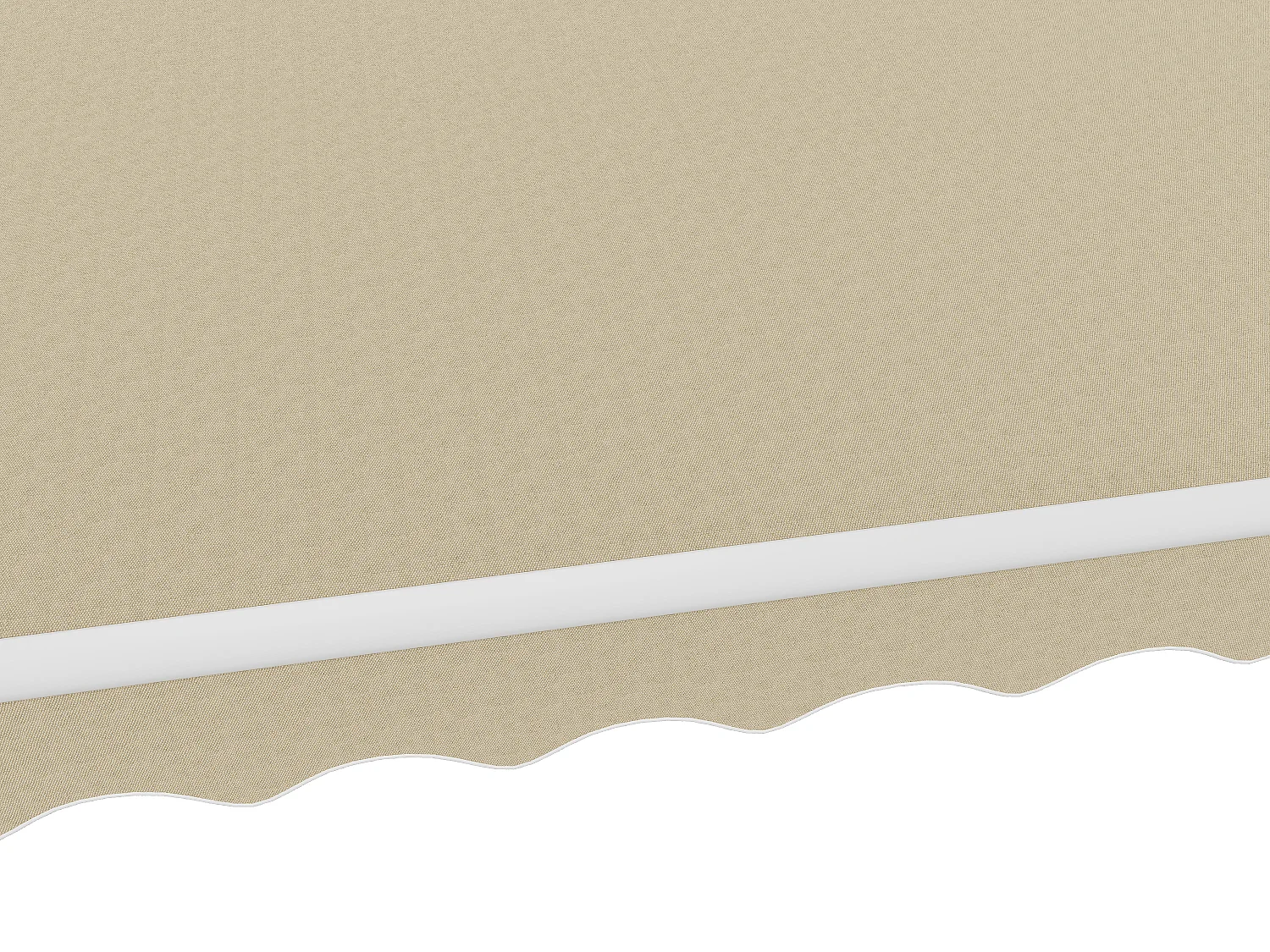 Store banne motorisé avec semi-coffre 5 x 3 m - beige - COFANA