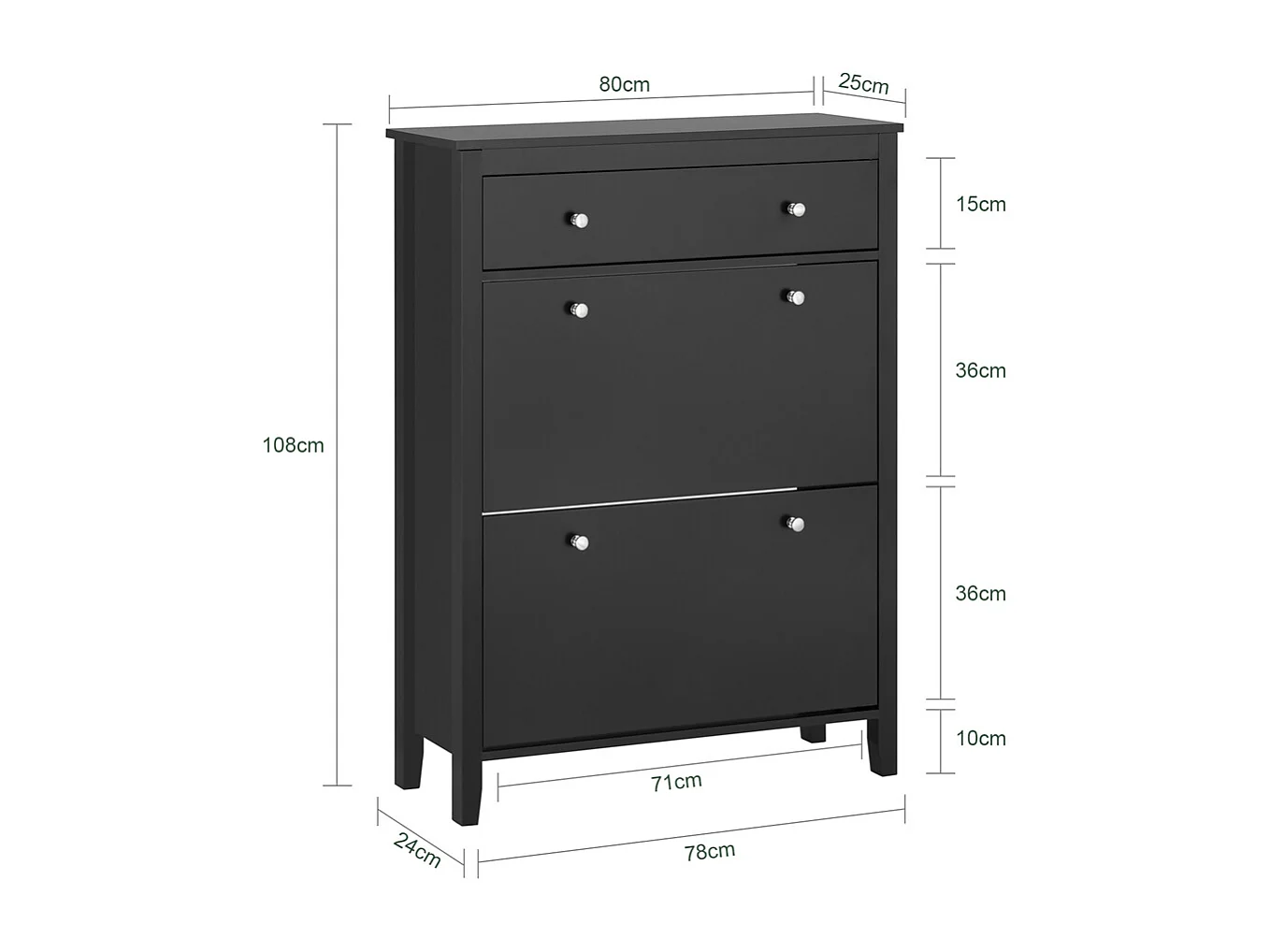 SoBuy Schuhschrank FSR89-SCH