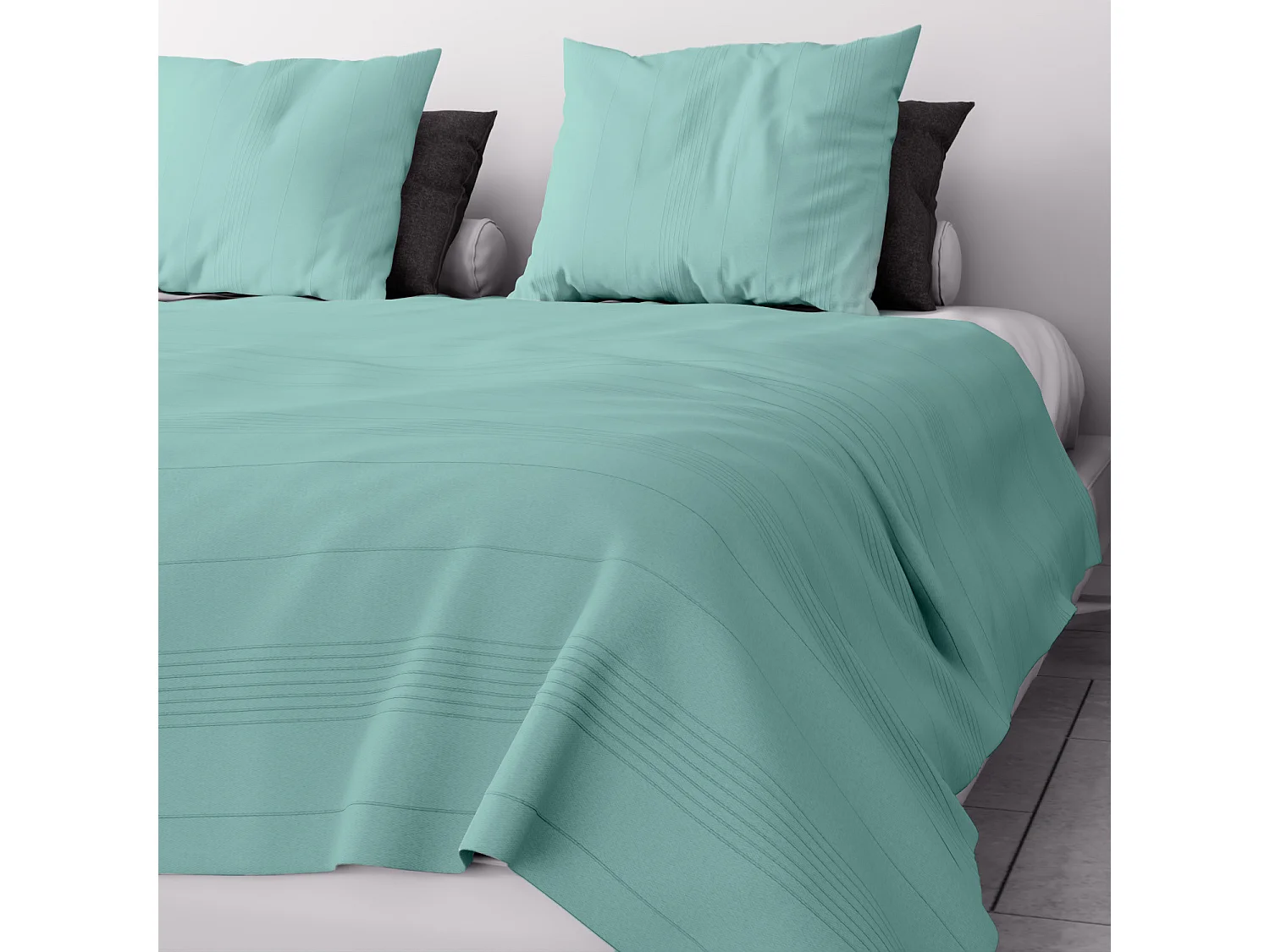 Colcha 220x240 cm ADELE Azul Laguna