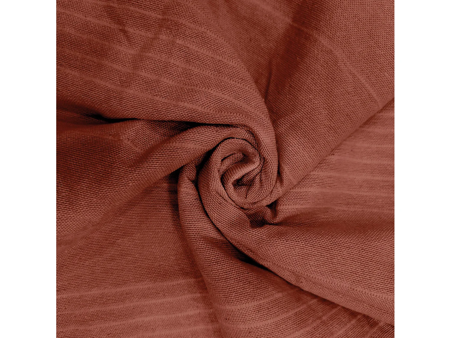 Jeté de lit ou canapé 180x220 cm ADELE brique , par Soleil d'ocre