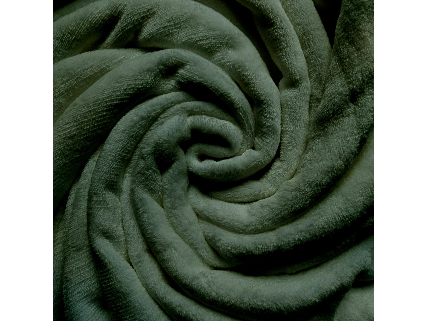 Manta de franela 180x220 cm CALIN caqui, de Soleil d'Ocre