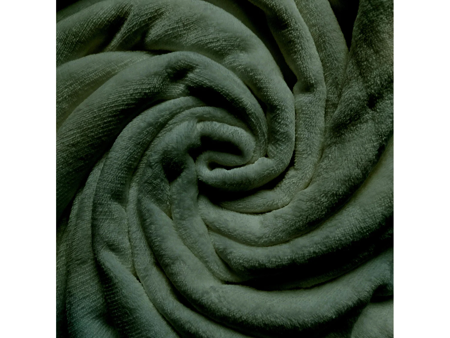 Manta de franela 220x240 cm CALIN caqui, por Soleil d'Ocre