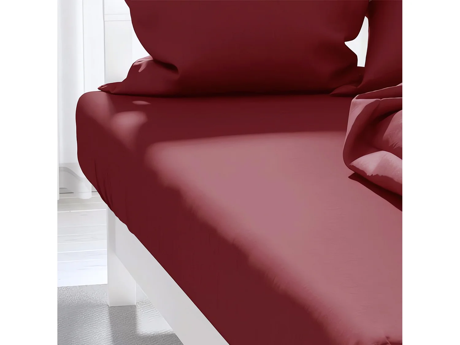 Bajera lisa 140x190 cm ZZZ rojo