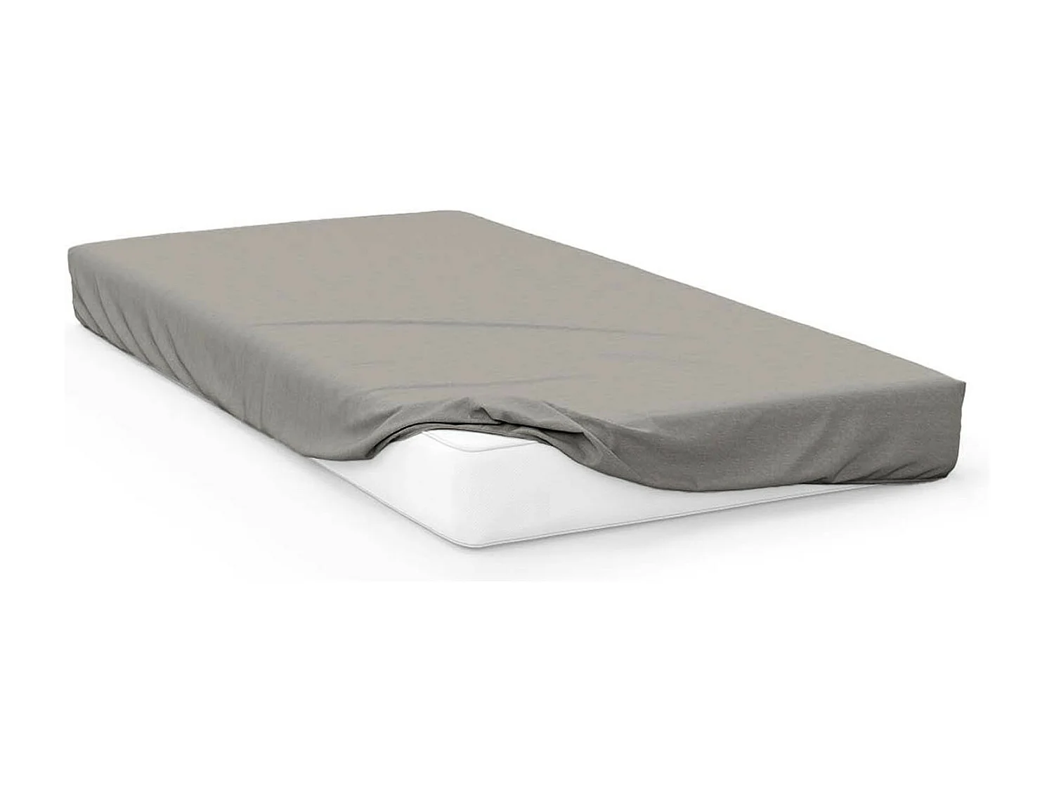 Drap housse uni 160x200 cm ZZZ lin