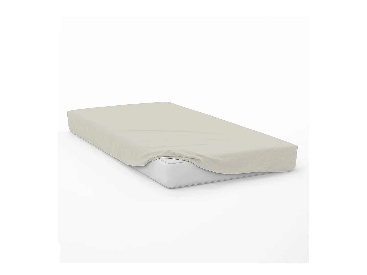 Drap housse en coton 57 fils 60x120 cm BEBE lin, par Soleil d'Ocre