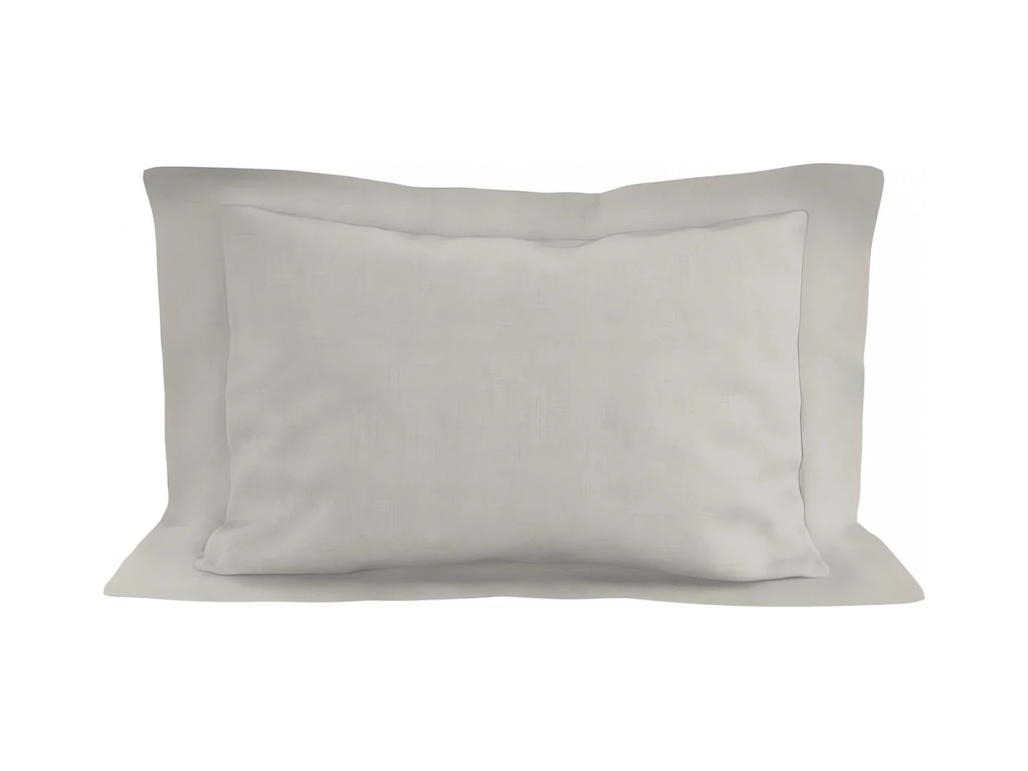 Taie d'oreiller en coton 57 fils 50x70 cm UNI lin, par Soleil d'ocre