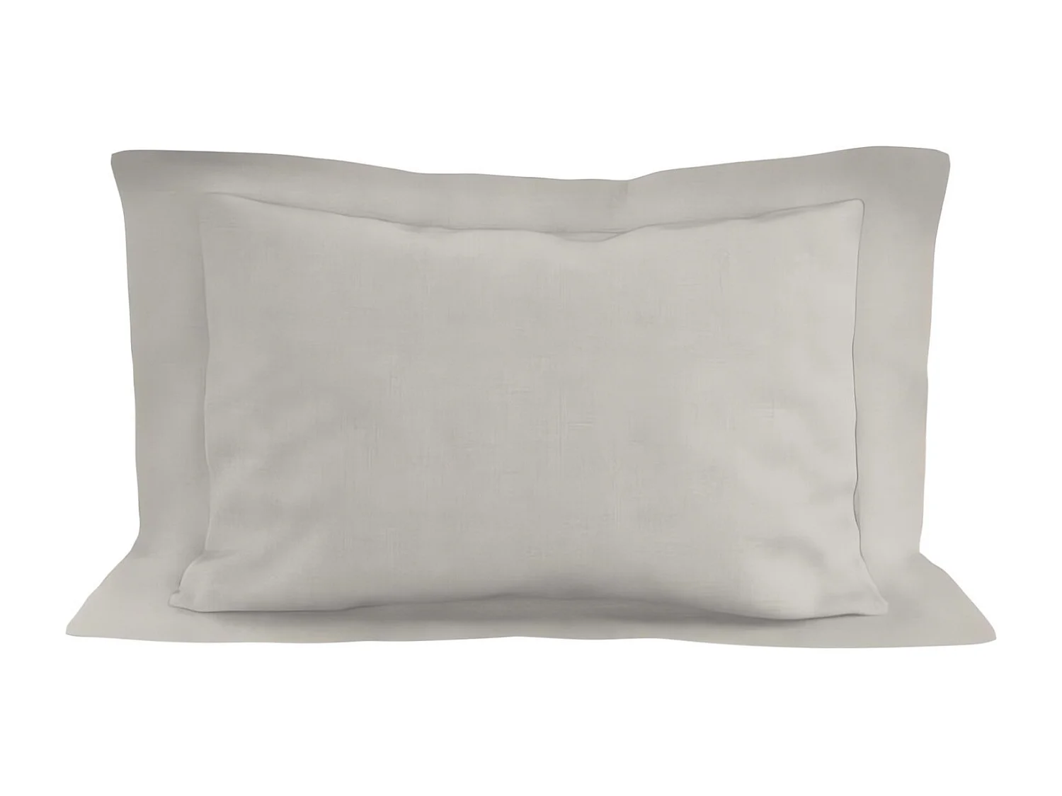 Taie d'oreiller en coton 57 fils 50x70 cm UNI lin, par Soleil d'ocre