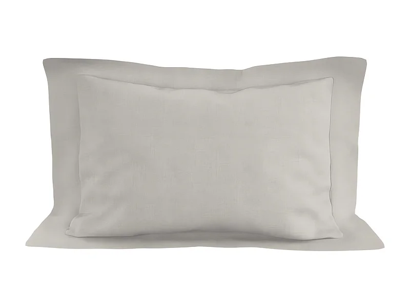 Funda de almohada de algodón 57 hilos 50x70 cm LISO lino