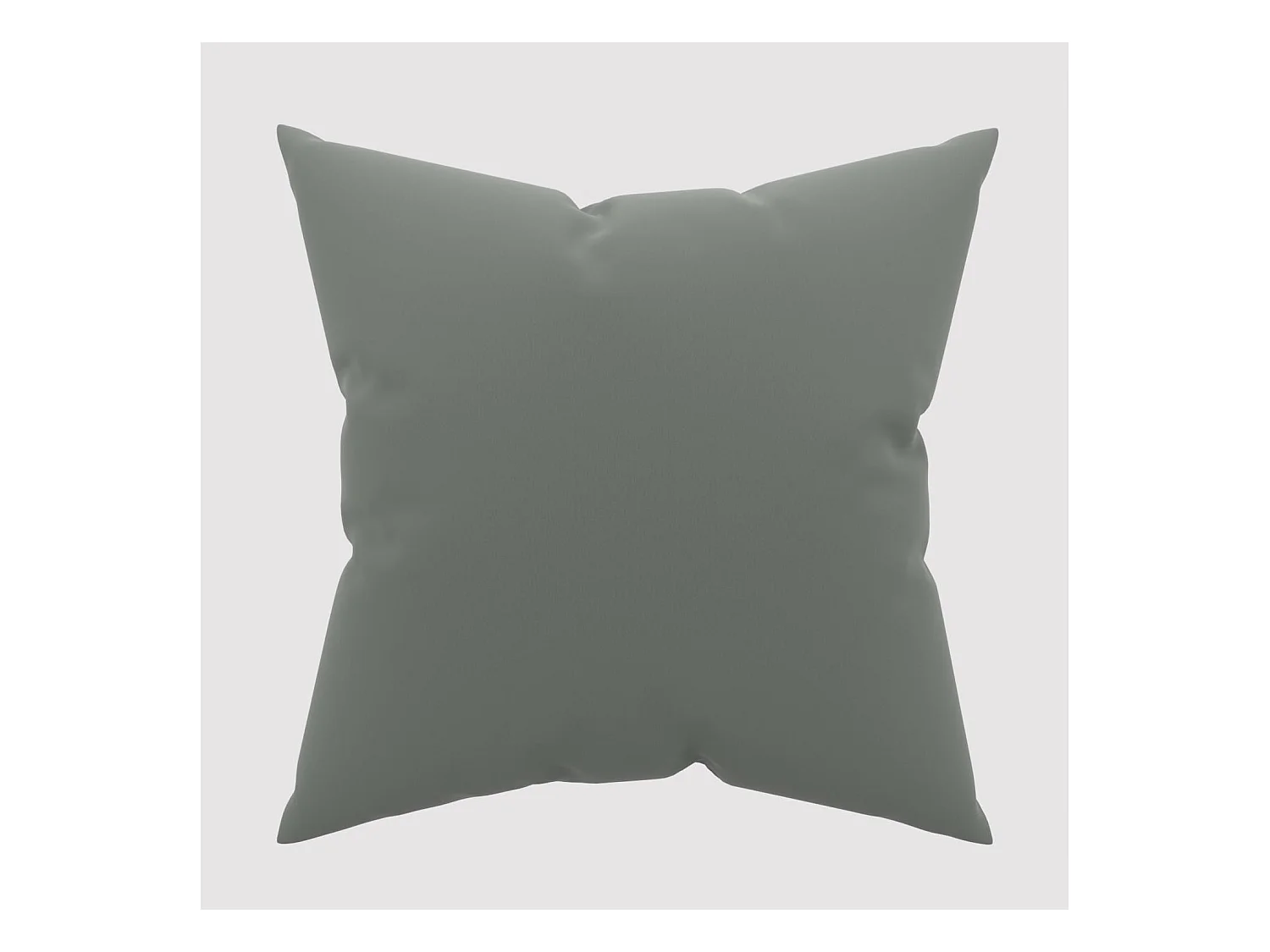 Taie d'oreiller unie 63x63 cm ZZZ kaki