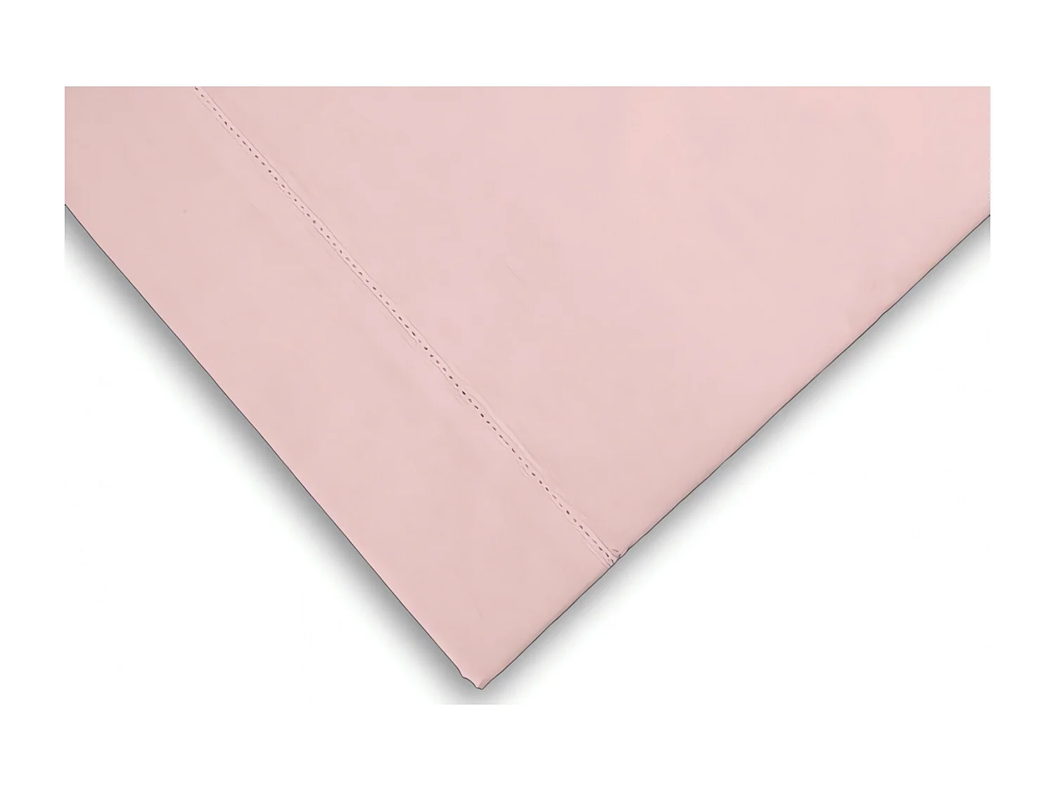 Taie d'oreiller américaine en coton percale 50x75 cm CAMILLE rose, par songe de camille