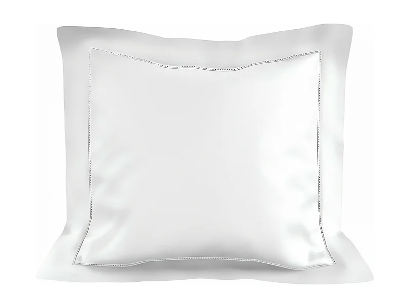 Funda de almohada de algodón 63x63 cm PERCALE blanco