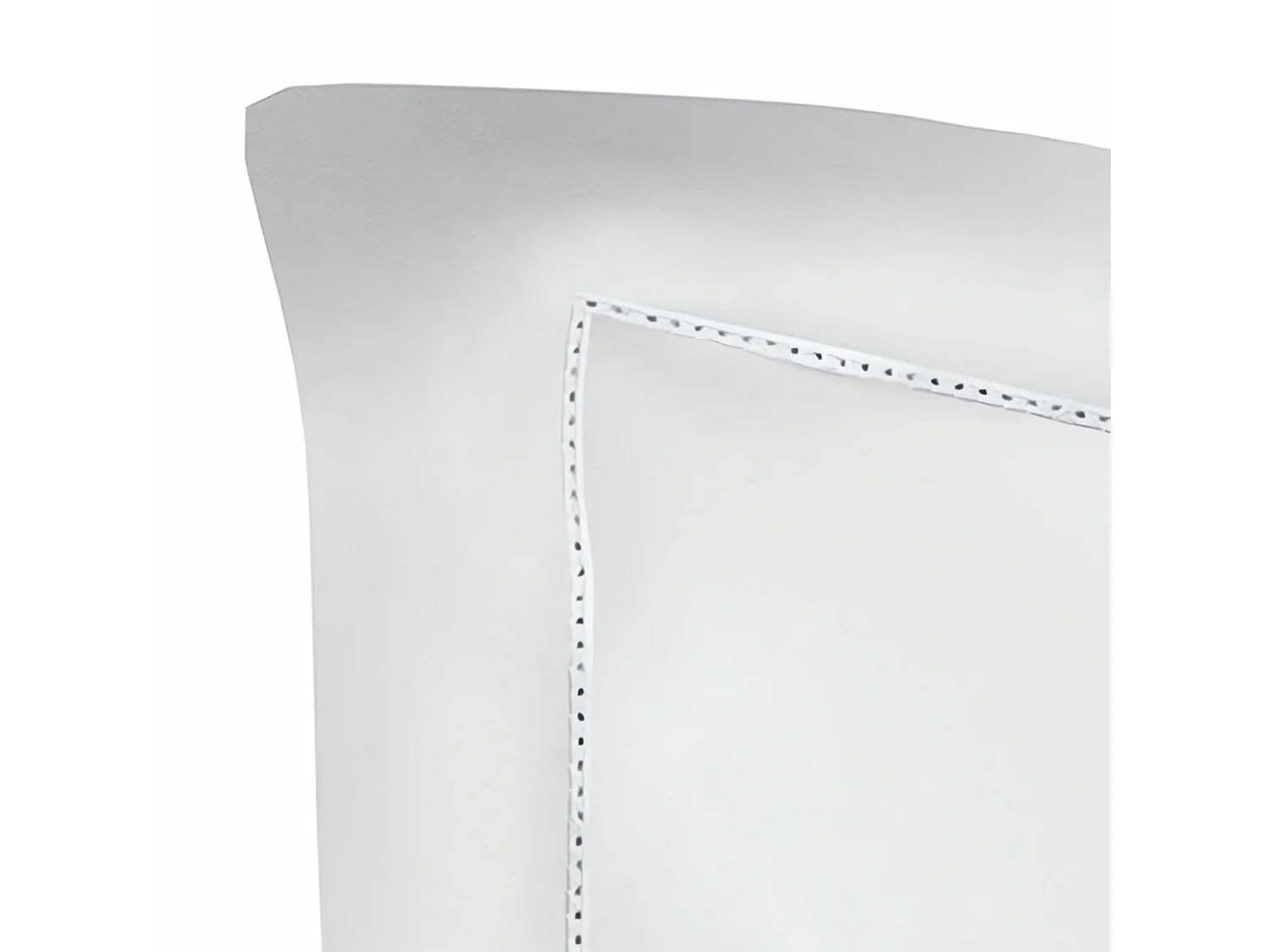 Taie d'oreiller en coton 63x63 cm PERCALE blanc, par Soleil d'ocre